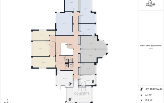 #G28-B4- LOCATION DE BUREAUX – CONCARNEAU -ZONE KERAMPERU