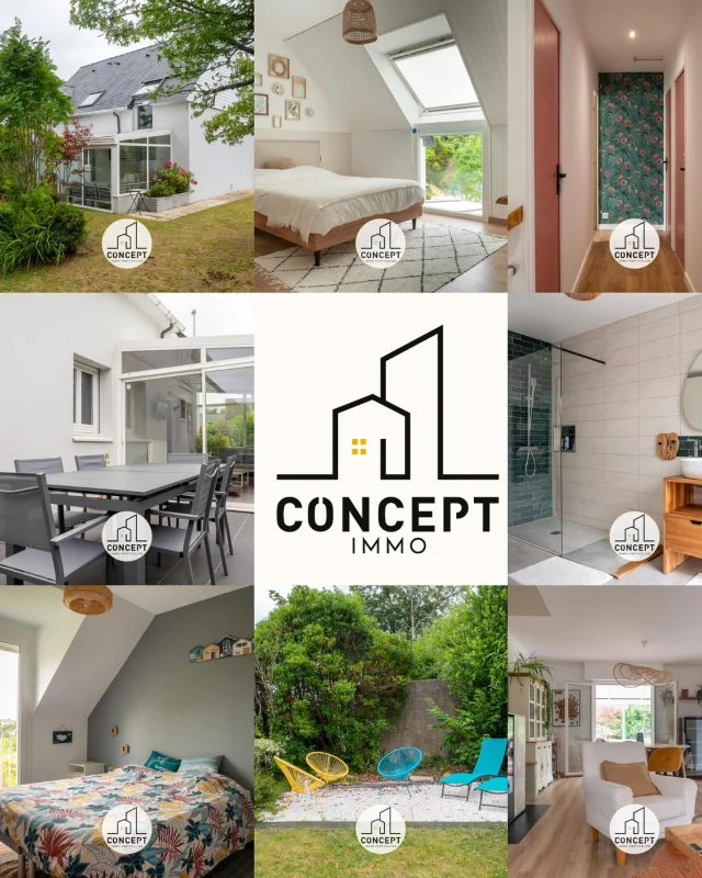 ❌ Vous n’avez pas envie de partir dans des travaux de rénovation ? 
✅ Nous avons ce qu’il vous faut.  🏡 Maison de 133 m² implantée sur 623 m² de terrain, avec garage et véranda.  ⚡️ DPE C  📞 Pour plus de renseignements, contactez nous !  🟡⚫️ Concept Immo